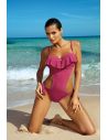 Ženski jednodijelni monokini kupaći kostim Carmen Rose Pink M-468 (6)