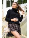 Ženski pleteni pulover Sevenel Black