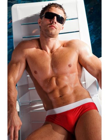 Muške Ženski kupaći kostim Ergo rdeče
